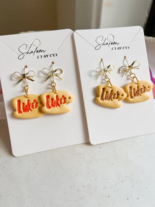 Luke’s Coffee Cup Earrings