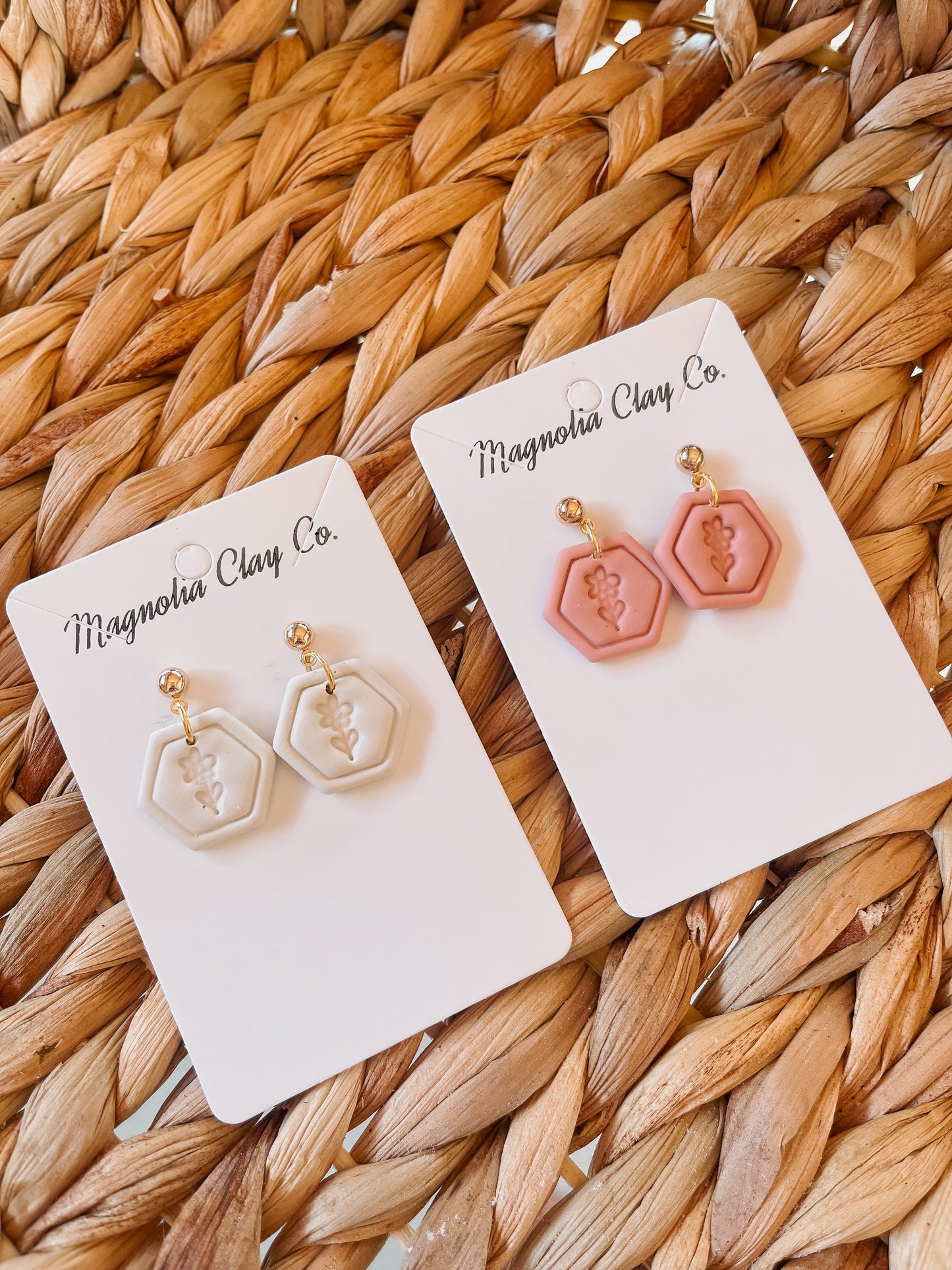 Flower Stamp Earrings