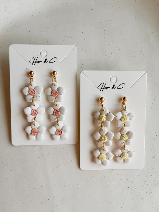 Claire Flower Dangles