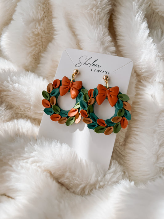 Earthy Holiday Wreath