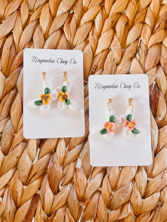 In The Garden Butterfly Earrings
