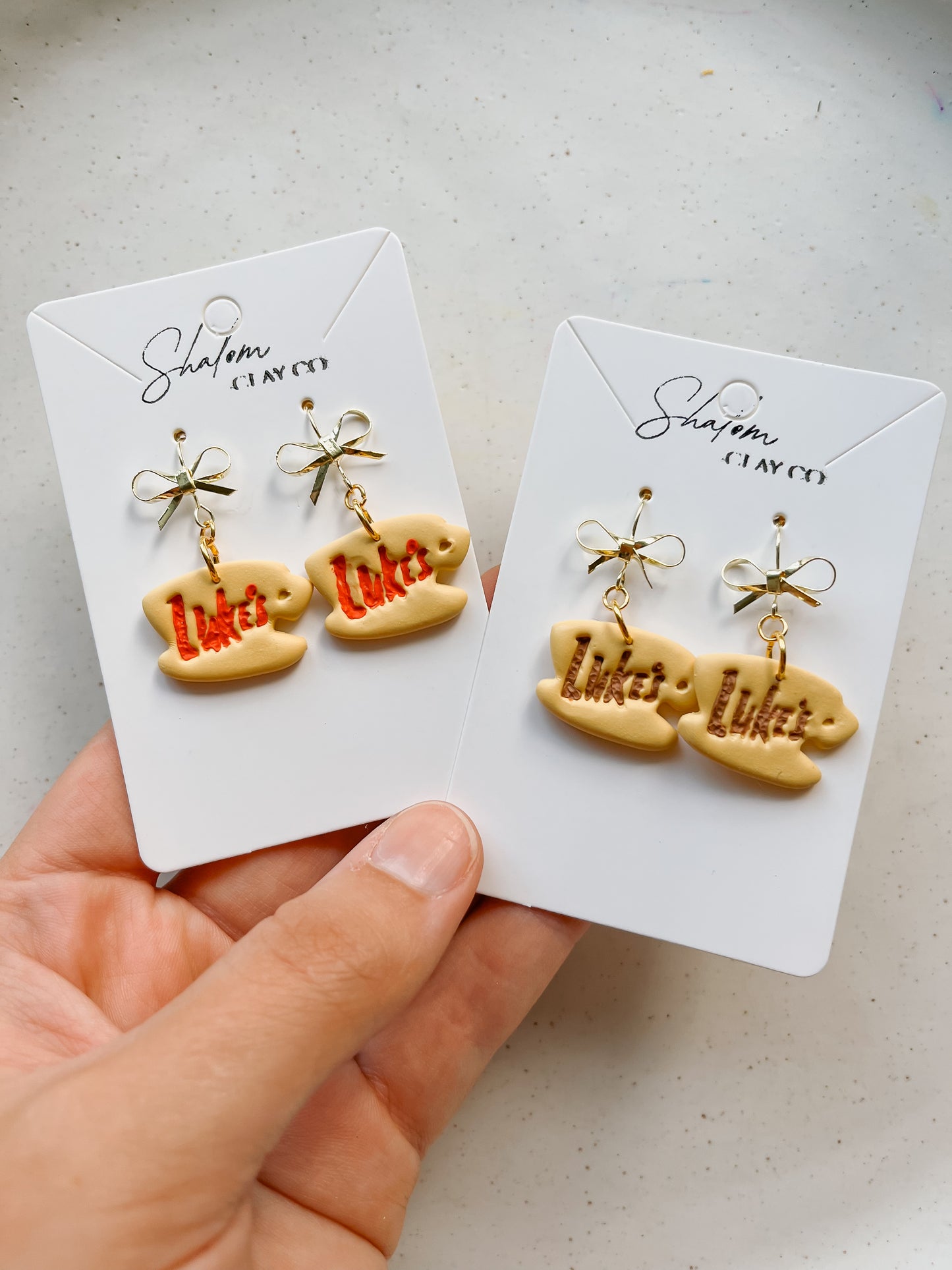 Luke’s Coffee Cup Earrings