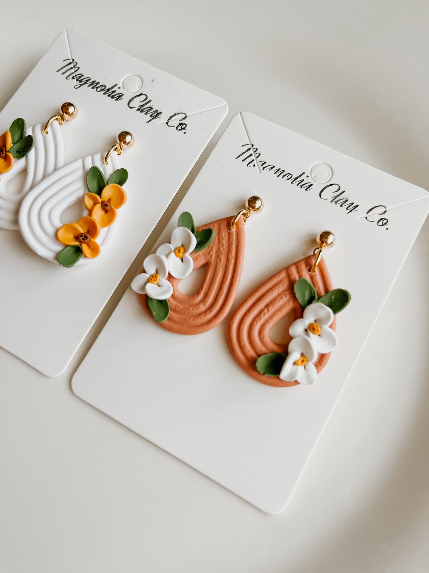 Goldie Floral Statement Earrings