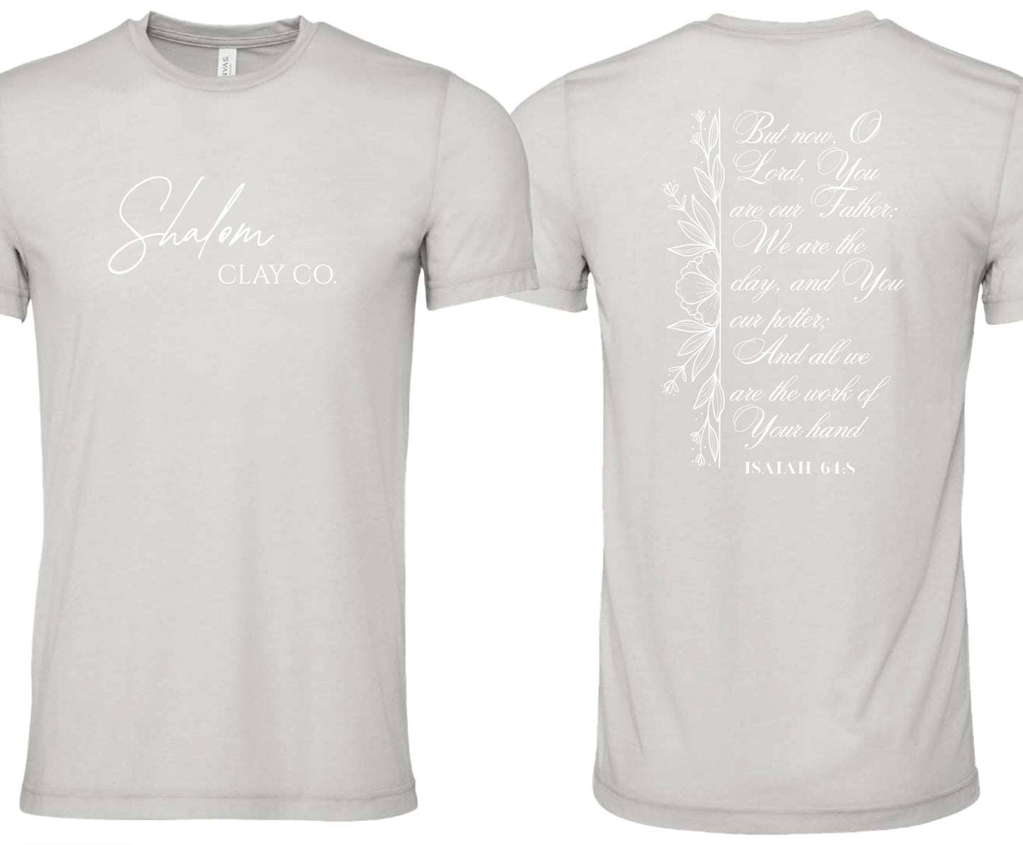 Shalom Clay Logo Tees