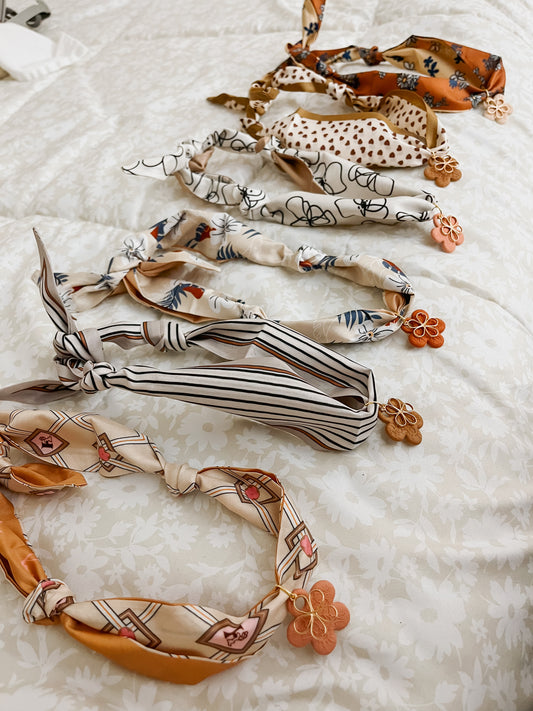 Clay Scarf Necklace