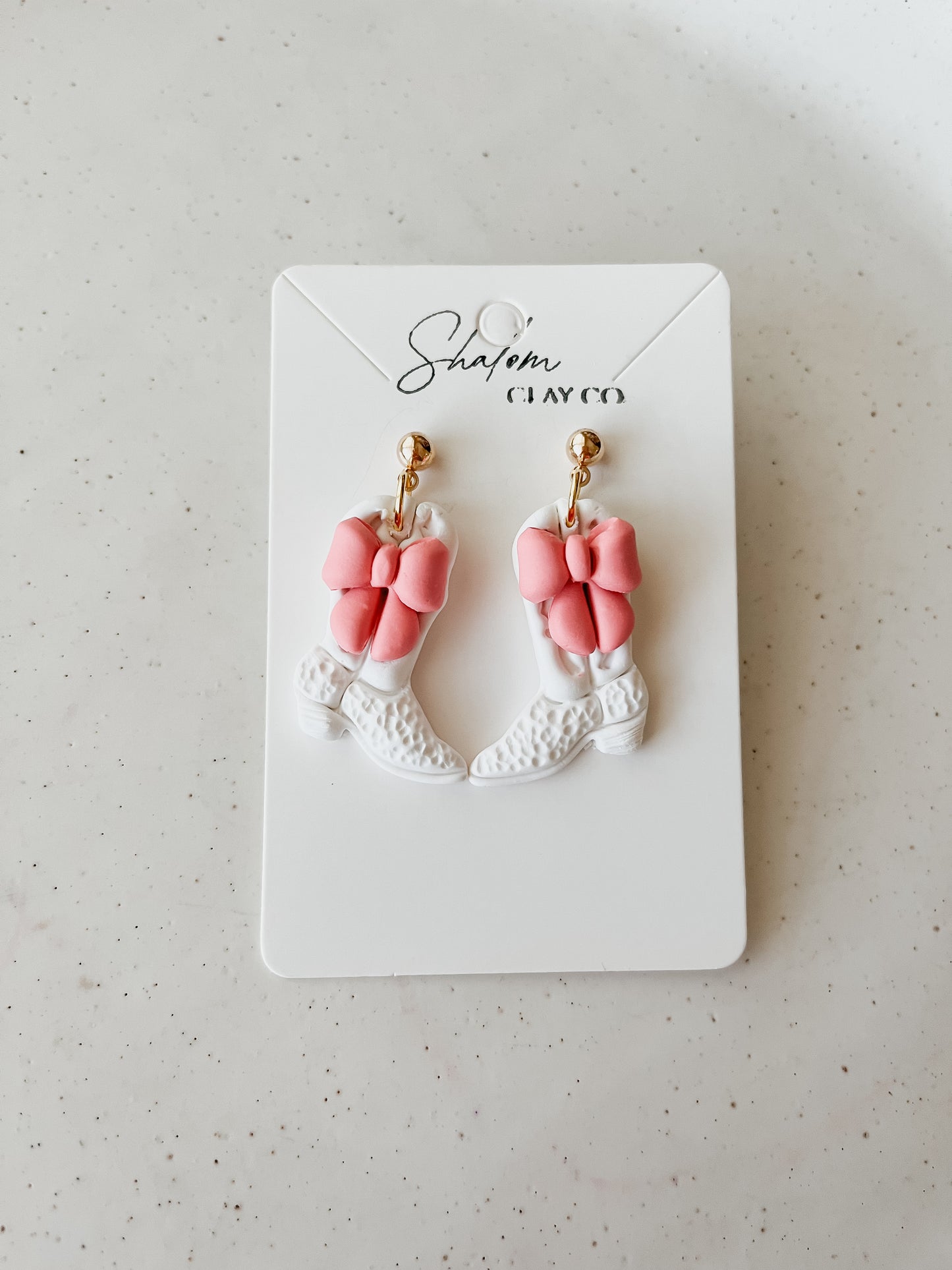 Boots + Bows Earrings